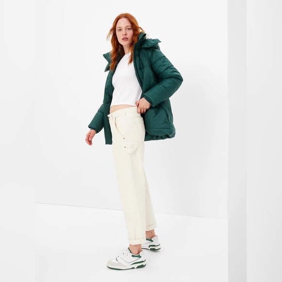 GAP Jackets & Blazers - GAP Big Puff Jacket Hunter Green Size Medium Tall